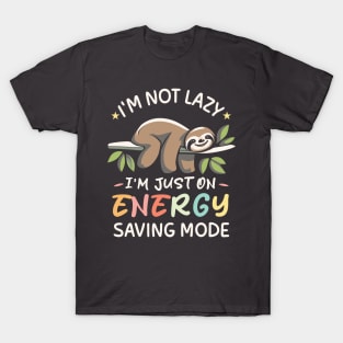 Lazy Sloth T-Shirt